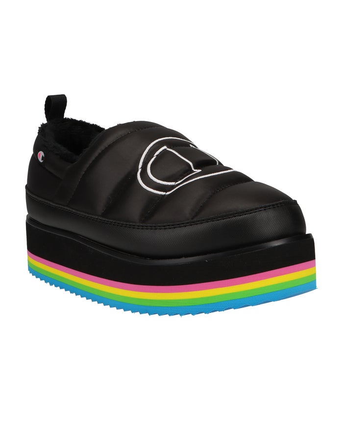 Pantuflas Champion Mujer - Platform ( Negras ) 3729140-GK